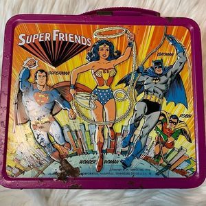 VINTAGE 1976 Superfriends Aladdin Lunchbox